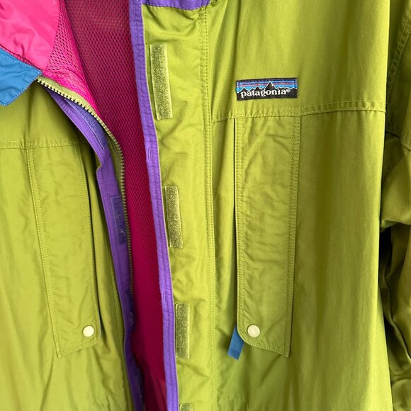 Vintage 90’s Men’s Green Purple Patagonia Sz L - Picture 5 of 8